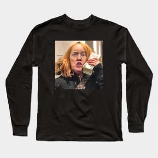 “Oldest Flexer of the Century” Trump Design by Mister Morris Long Sleeve T-Shirt